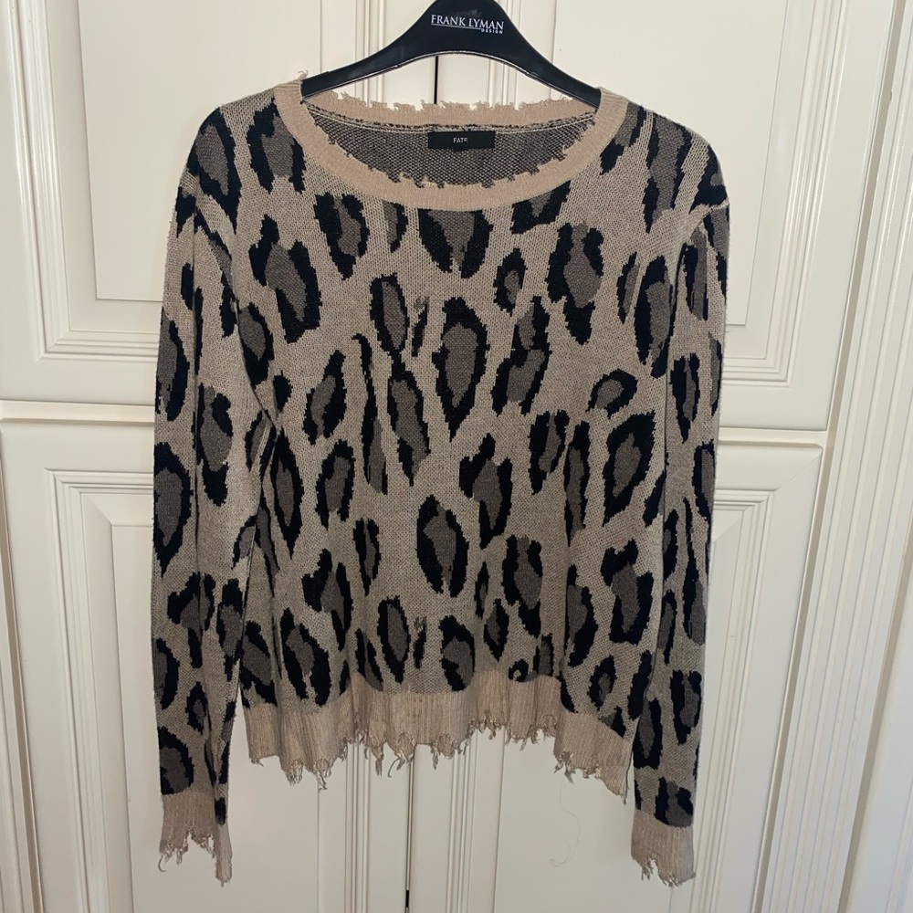 Leopard Print Sweater